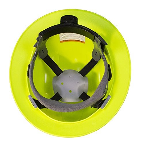 JORESTECH Safety Hard Hat Lime HDPE Full Brim Helmet with 4-Point Adjustable Ratchet Suspension for Work, Home, and General Headwear Protection ANSI Z89.1-14 Compliant HHAT-02 - Image 4