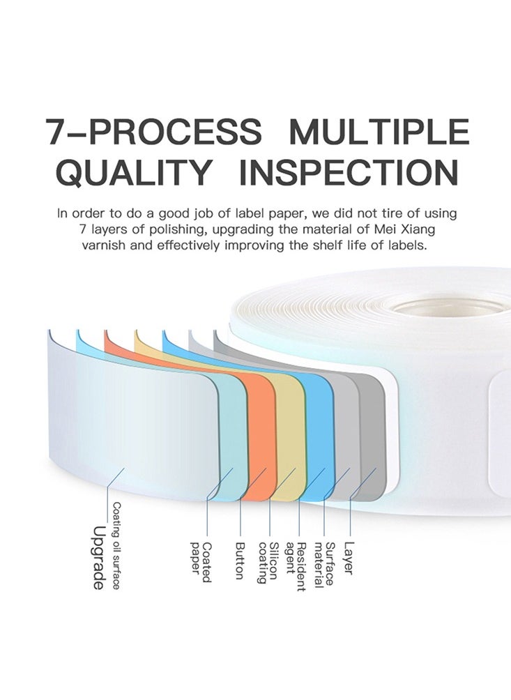NIIMBOT - Niimbot D11 Waterproof Transparent Thermal Label Paper for Barcode Printing 14*30mm label sticker - Image 1
