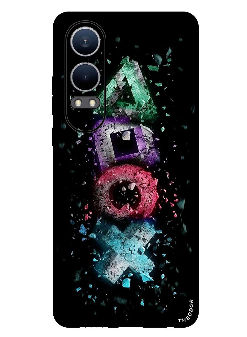 Theodor Protective Case Anti Scratch Shock Proof Bumper Cover For OnePlus Nord CE4 Lite PS symbols - Image 1