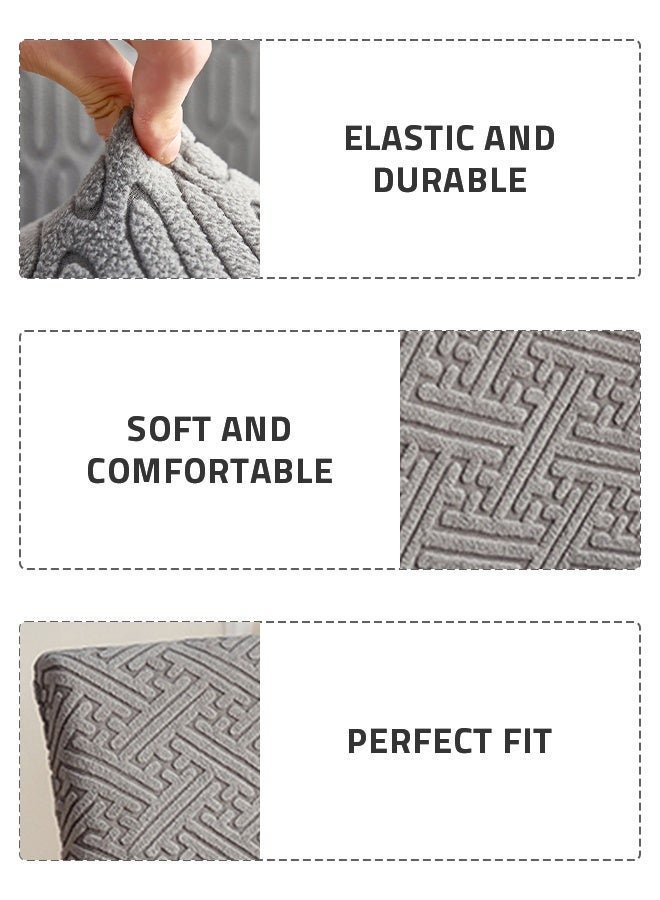 Sharpdo 3D Pattern-Stretch Dining Chair Cover (1 or 4 Pack) - Washable Removable Chair for Kitchen Dining Room Hotel，High-Quality Fade-Resistant Fabric - Image 2