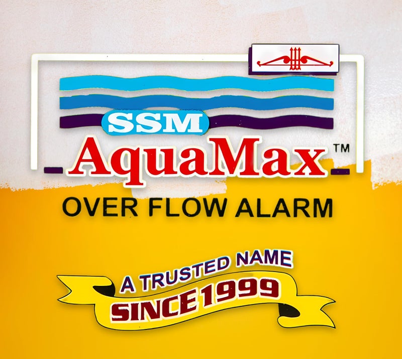 SSMAQUAMAX SSM Aquamax ® Water Tank Alarm Bell Overflow Protection - Battery Operated - 15 Meter Wire & Sensors Included - Loud Human Voice in Hindi and English - 1 Year Warranty - Image 4