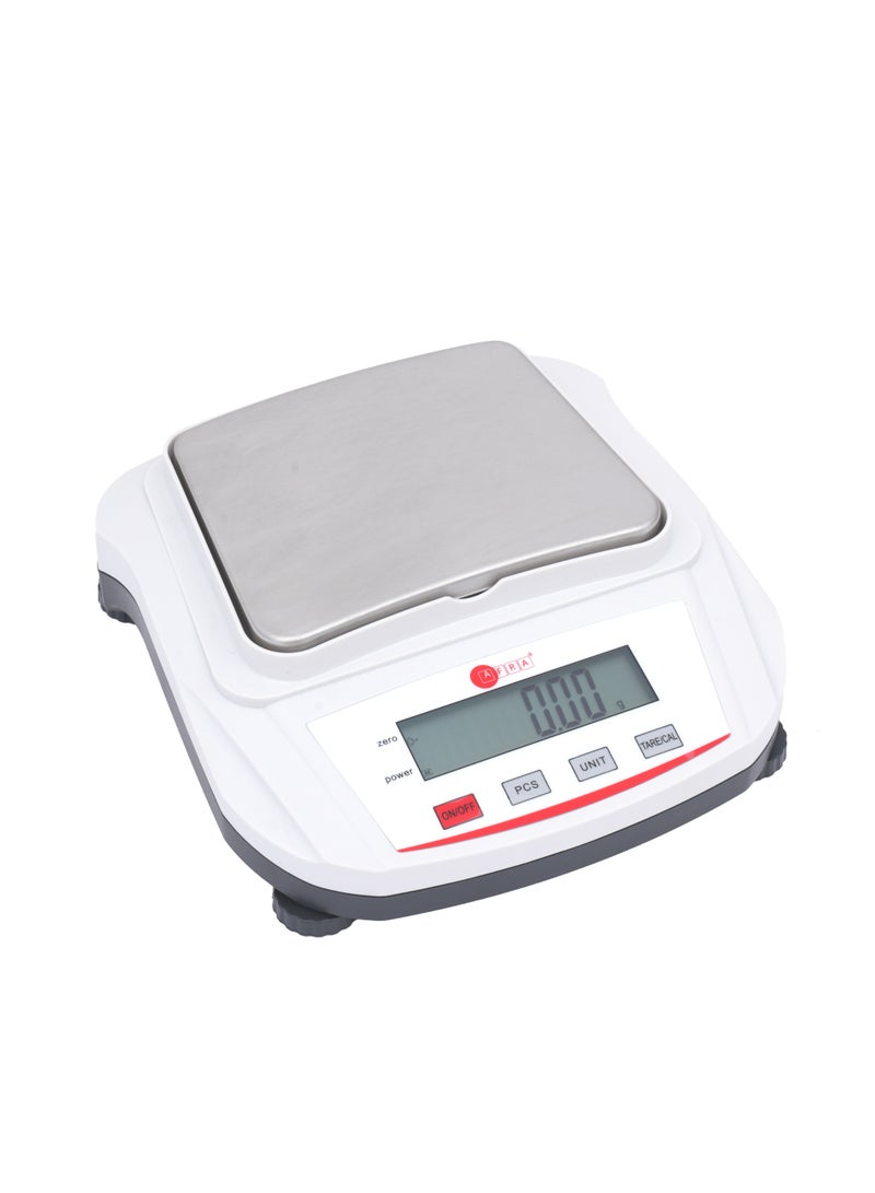 AFRA AFQS-AS60001LC Precision Scale 600g Capacity With 0.01g Accuracy | Large 125x160mm Platform | Jewelry, Gold & Silver Weighing Machine - Image 1