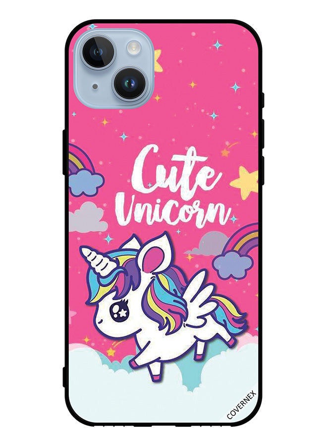 Covernex Protective Case Cover For Apple iPhone 14 Plus Cute Unicorn Girl - Image 1