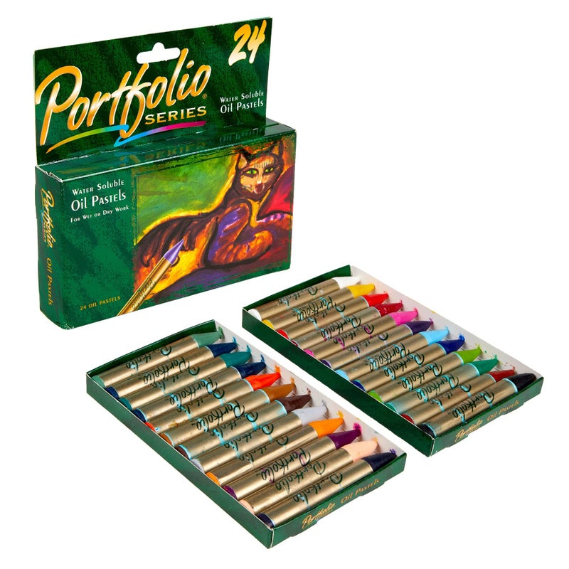 Crayola Portfolio Series Oil Pastels, Water Soluble, 24 Count, Colors May Vary - Image 5