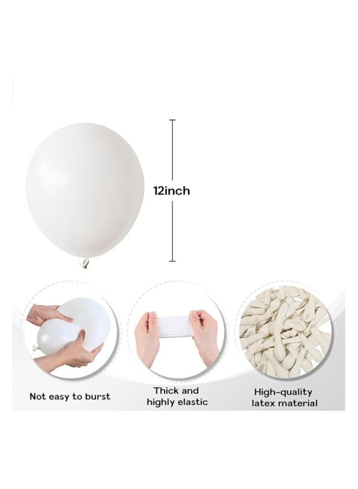 بوكسوودس 70 قطعة من البالونات الزرقاء البيضاء الذهبية الكرومية والقصاصات الورقية لتزيين حفلات أعياد الميلاد وحفلات استقبال المولود والكشف عن جنس الطفل - Image 4