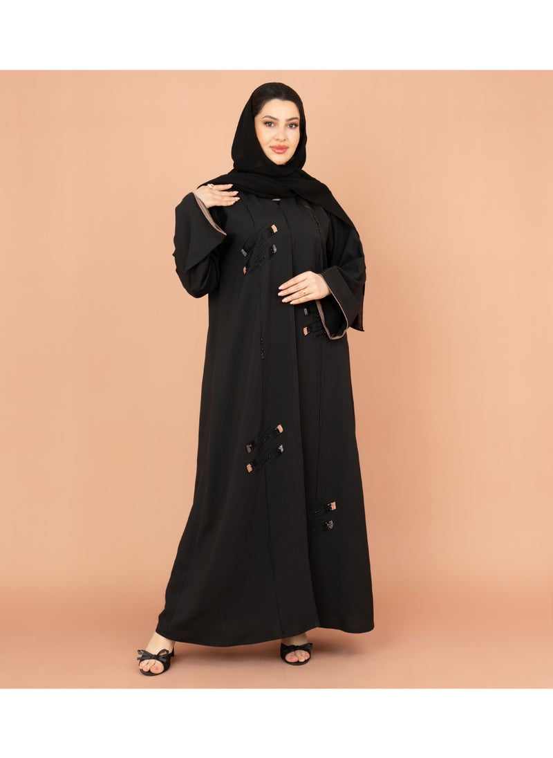 IKKXA Emirati Elegance Handcrafted Abaya  - Image 5