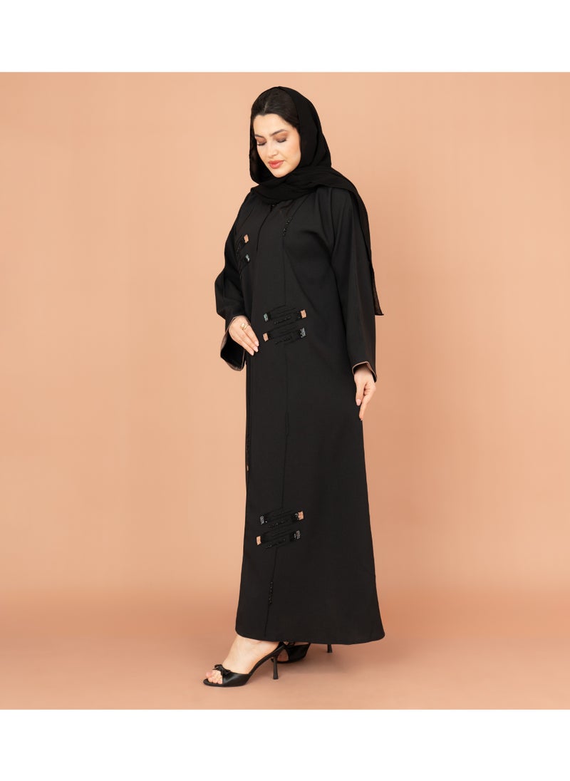 IKKXA Emirati Elegance Handcrafted Abaya  - Image 3