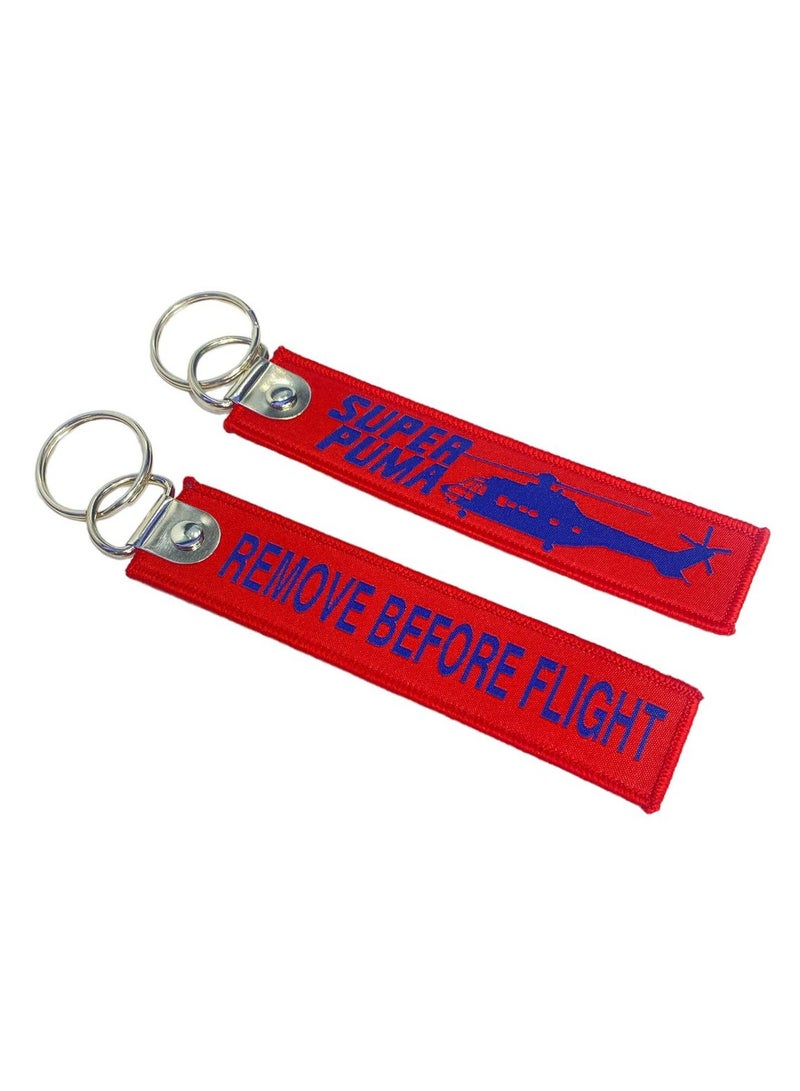 NEW SUPER PUMA FABRIC KEYCHAIN