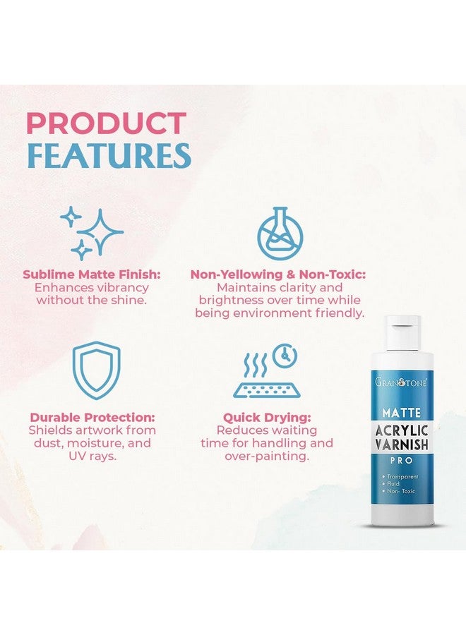 Granotone طلاء أكريليك GRANOTONE للفنانين غير قابل للاصفرار وغير سام (200 مل غير لامع) - Image 4