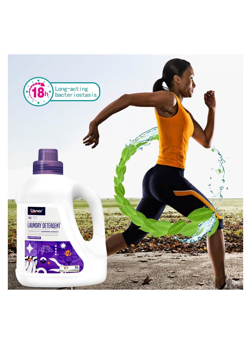 Liquid Detergent Saffron Scent Laundry Gel 3L