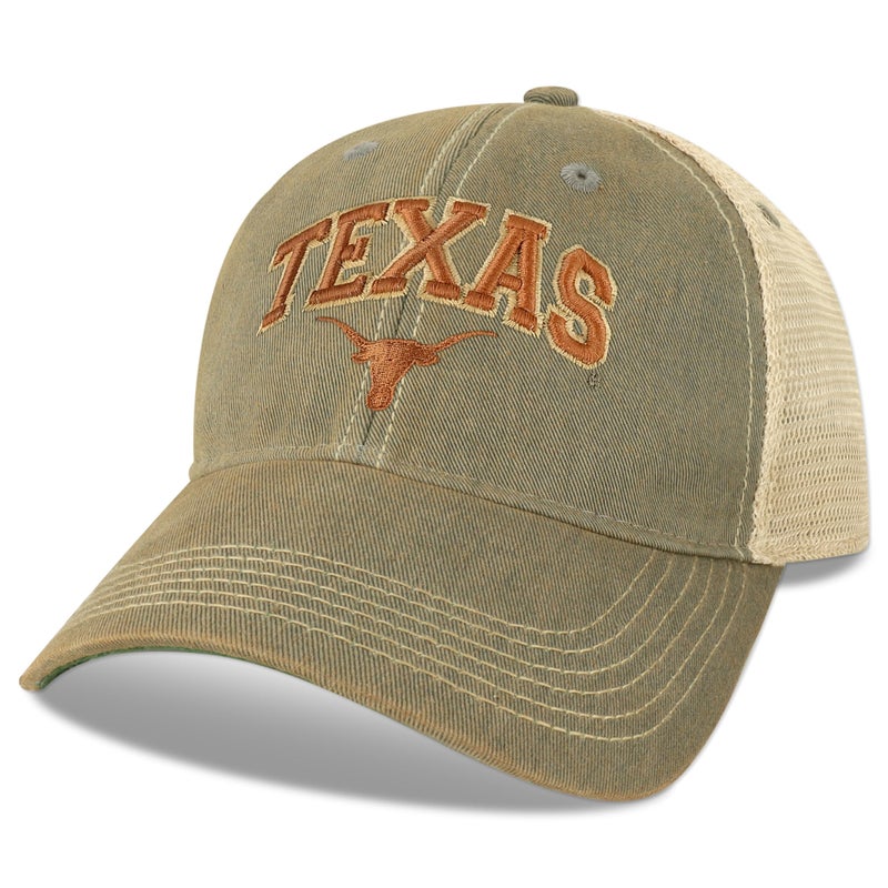 Legacy NCAA Officially Licensed Baseball Hat Texas Longhorns Lightweight Cap for Men Women Old Favorite Trucker Adjustable OFA Grey Trucker One Size Fits Most Snapback Closure - Image 2