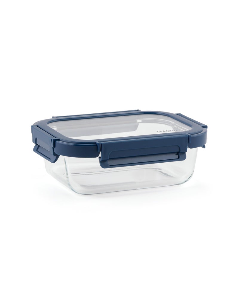 DUBBLIN Keep In Glass Borosilicate Glass Container 630ml - Rectangular, Clear | Oven, Freezer & Microwave Safe Storage Solution (1 Piece) - Image 5