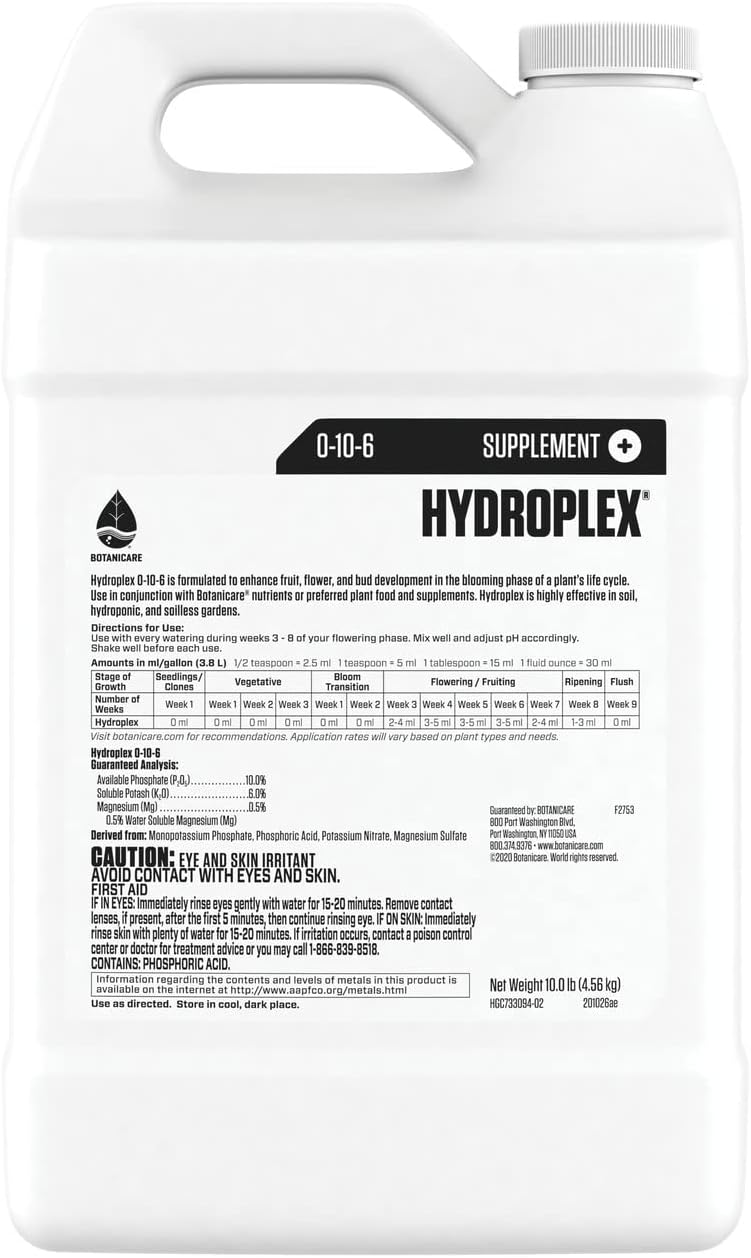Botanicare Botanicare Hydroplex Bloom Enhancer 0106 1 gal  - Image 2