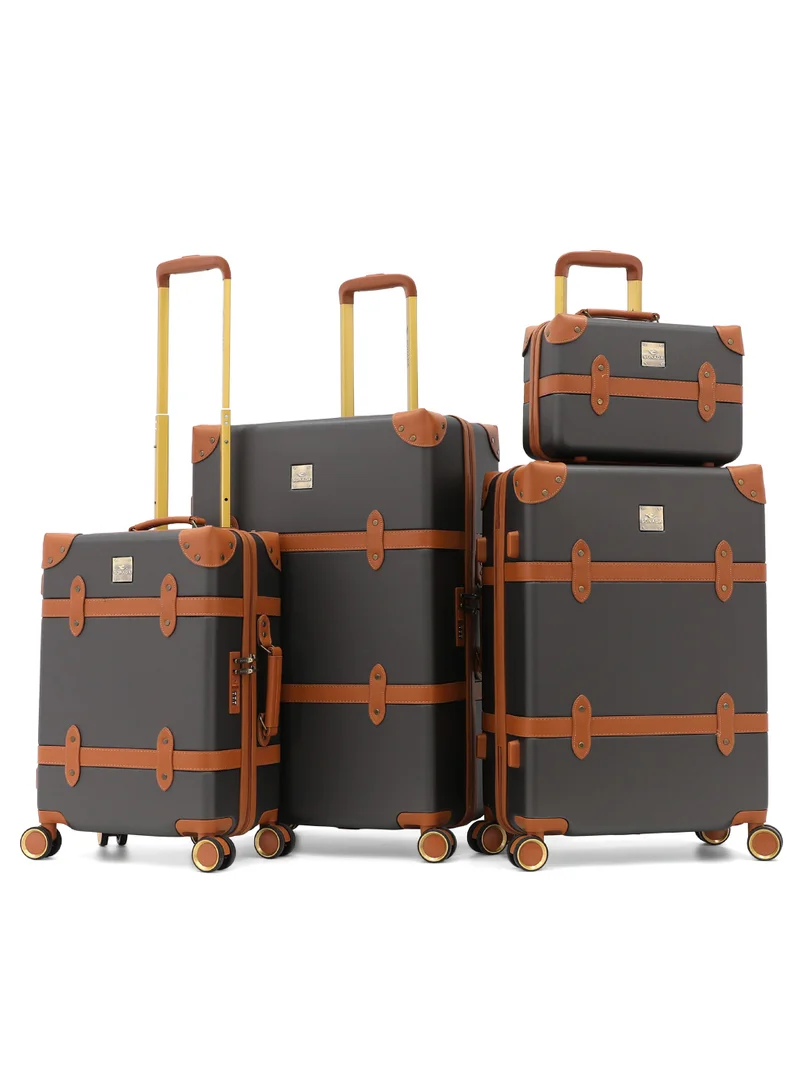 سونادا SONADA Premium Hardshell Luggage Set with Spinner Wheels | Durable Travel Suitcase with TSA Lock,Grey