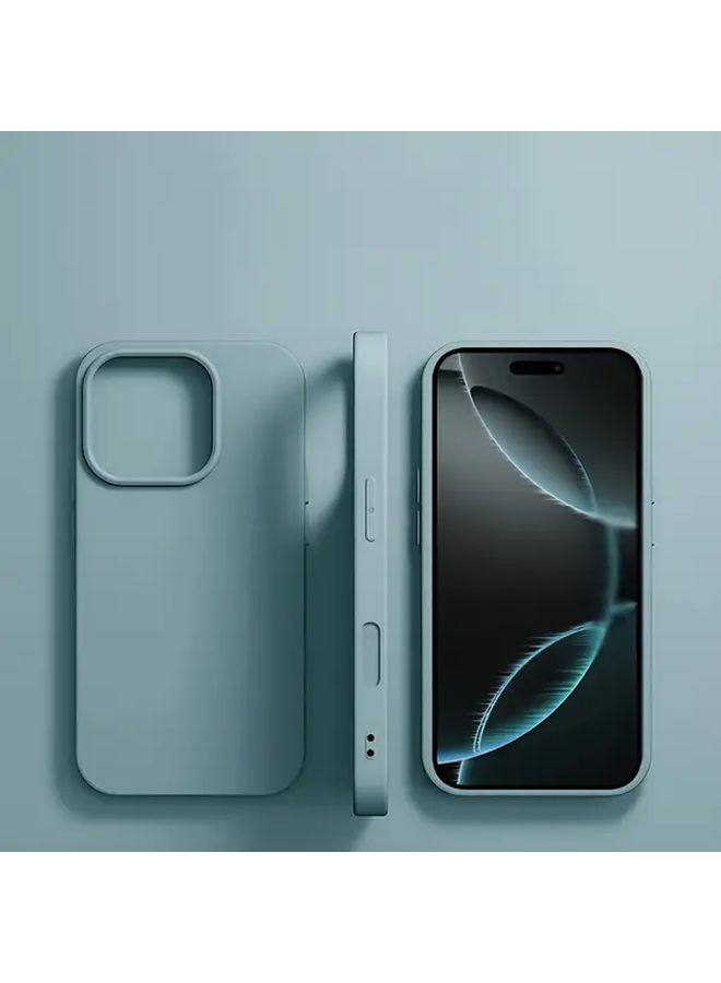 A Minimalist Solid Color Matte Frosted Shockproof Phone Case Ivory White Compatible With iPhone 15 Plus 16 Pro Max - Image 1