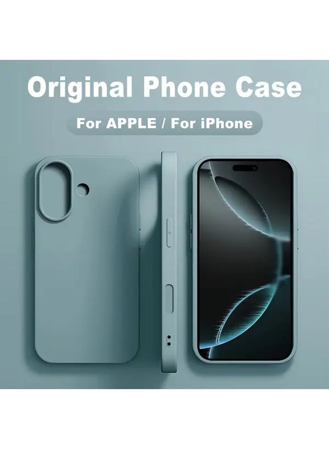 A Minimalist Solid Color Matte Frosted Shockproof Phone Case Ivory White Compatible With iPhone 15 Plus 16 Pro Max - Image 2