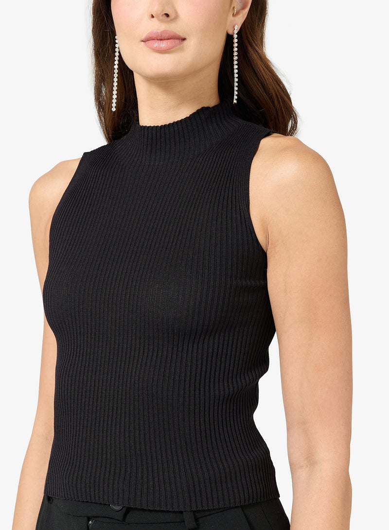 ELLA High Neck Knit Top - Image 3