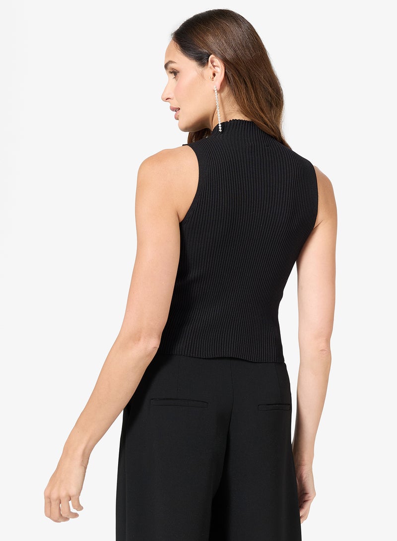 ELLA High Neck Knit Top - Image 2