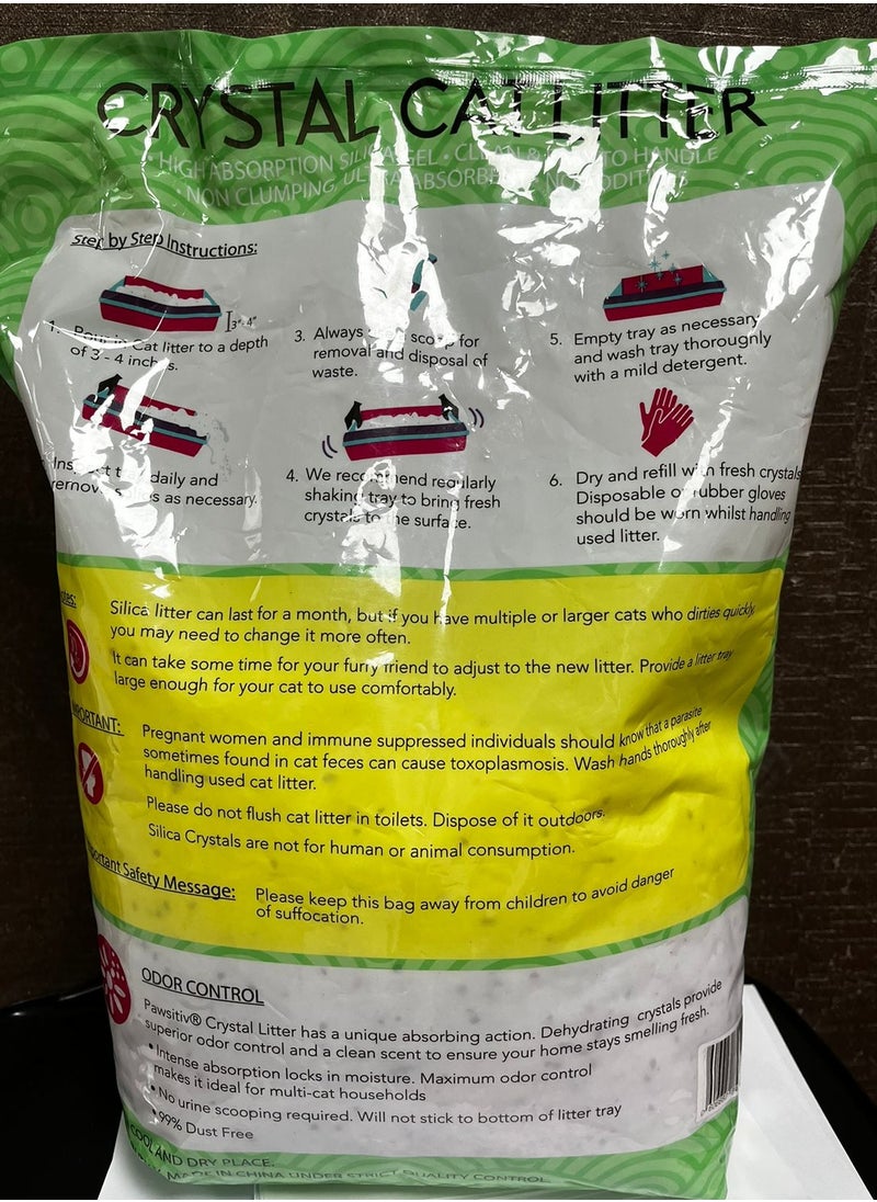 Pawsitiv Pawsitiv Premium Silica Crystal Gel Litter for Cat - 8L Lavender  - Image 3