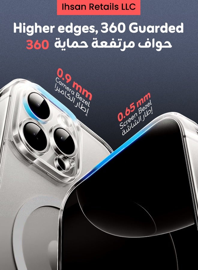 iPhone 16 Pro Max Case Magsafe, Strong Magnet, Upgraded Clear Delay Yellowing, iPhone 16 Pro Max Cover, Military-Grade Protection, Scratch-Resistant, iPhone 16 Pro Max Cover Magnetic Compatible with Magsafe Clear  - Image 2