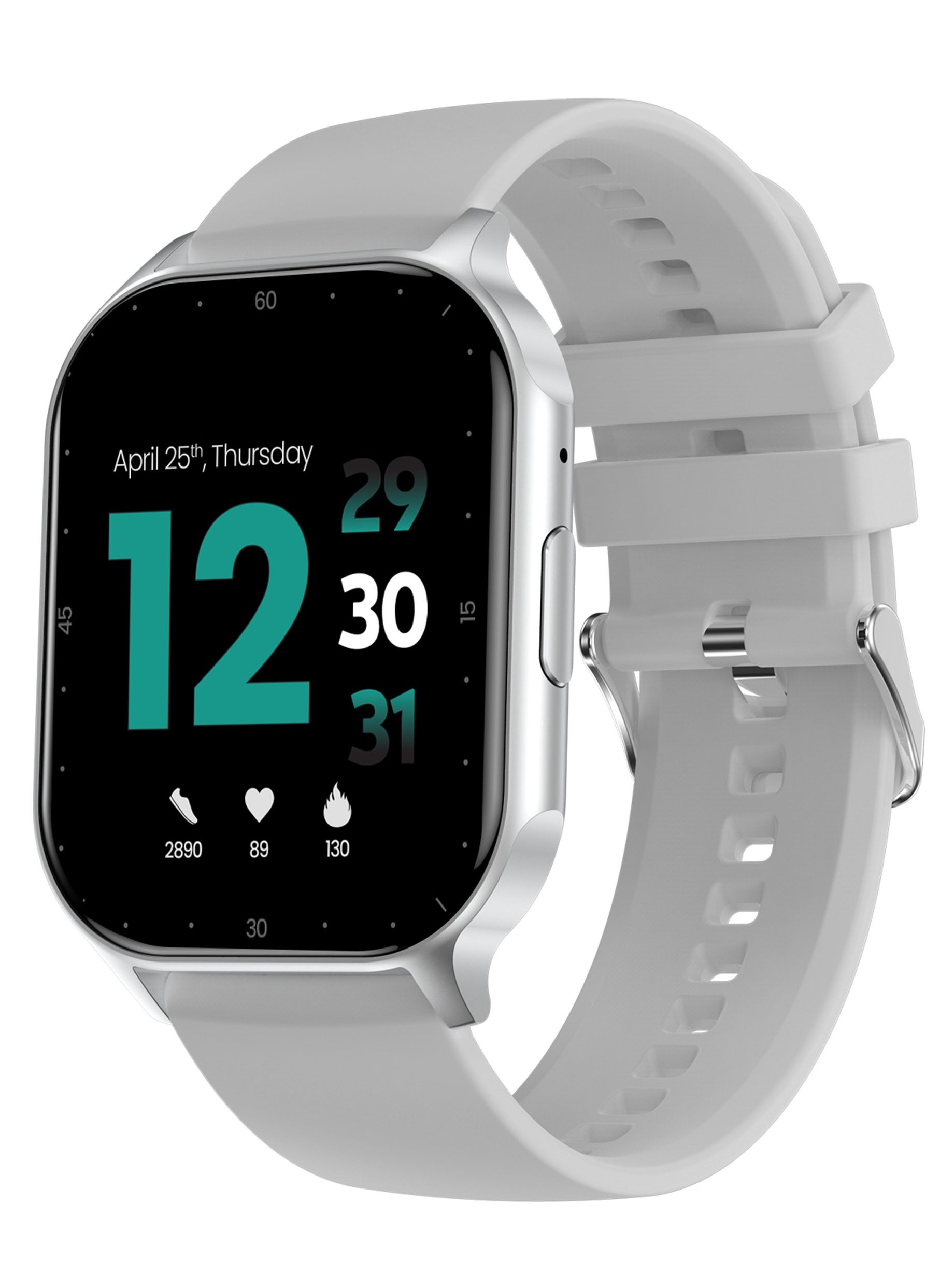 Smart Watch Pro - 2.04" AMOLED Always-On Display, Bluetooth Calling, Fitness Tracking, Sports Modes, Heart Rate & Sleep Monitoring, IP68 Waterproof, 260mAh Battery, Android & iOS Compatible 