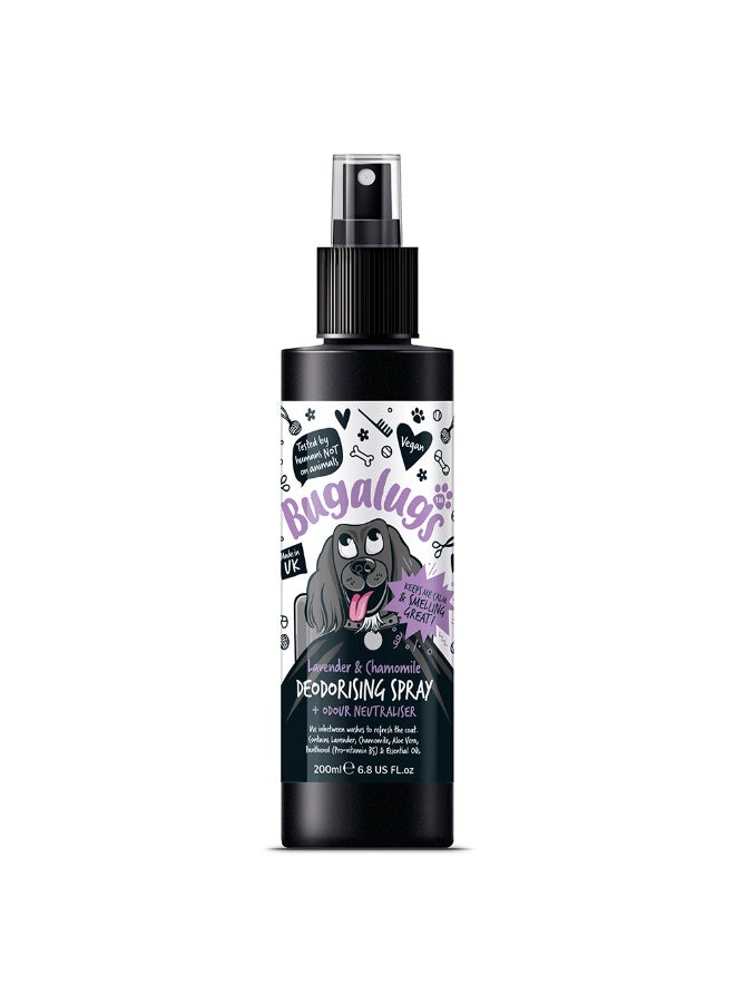Bugalugs Lavender & Chamomile Deodorising Spray 200ml (6.8 Fl Oz)
