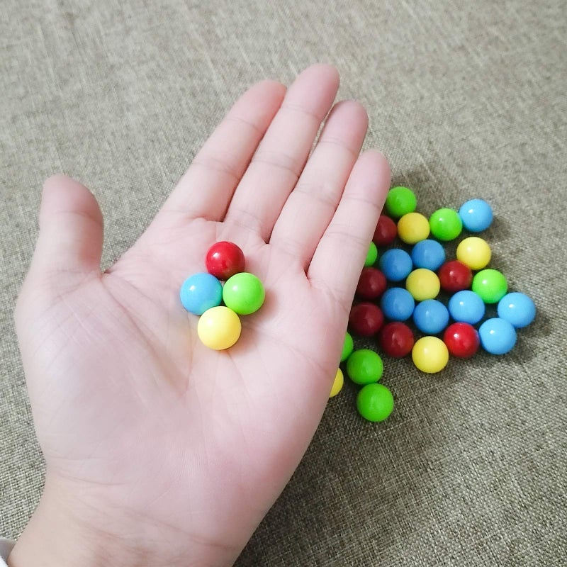 Hotusi 60Pcs Game Replacement Marbles Balls Compatible with Hungry Hungry Hippos - Image 3