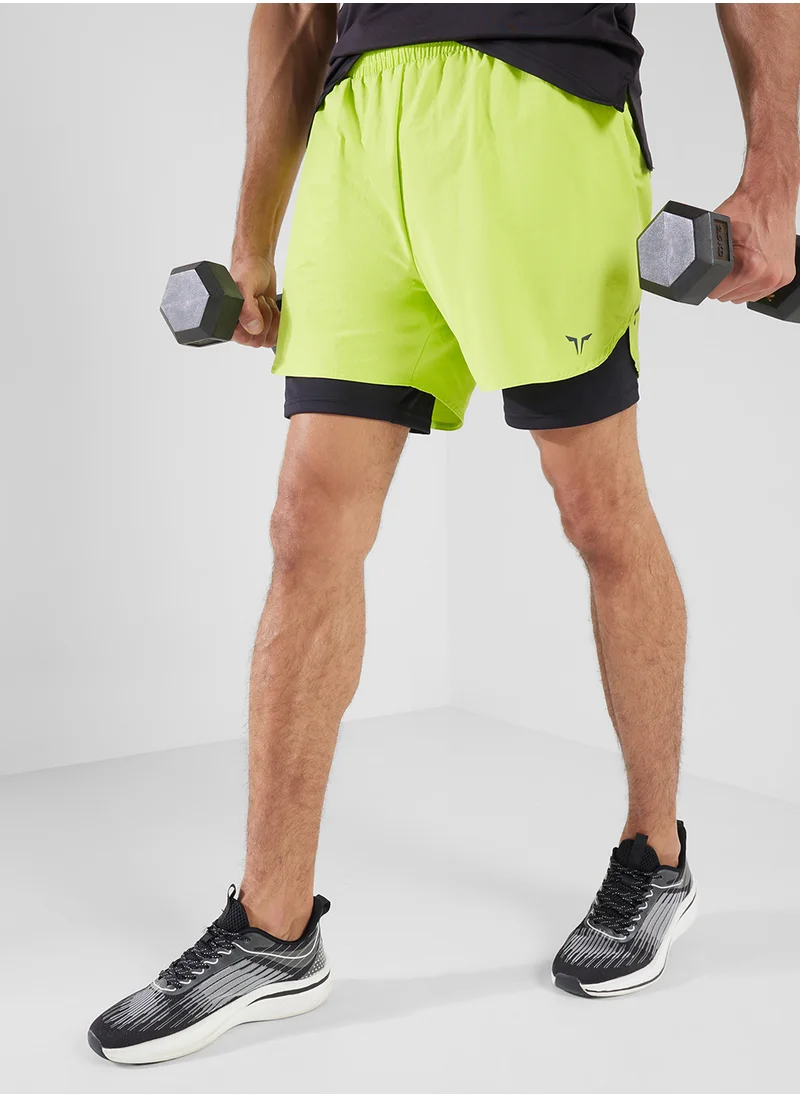 SQUATWOLF 2In1 T-Dry Shorts