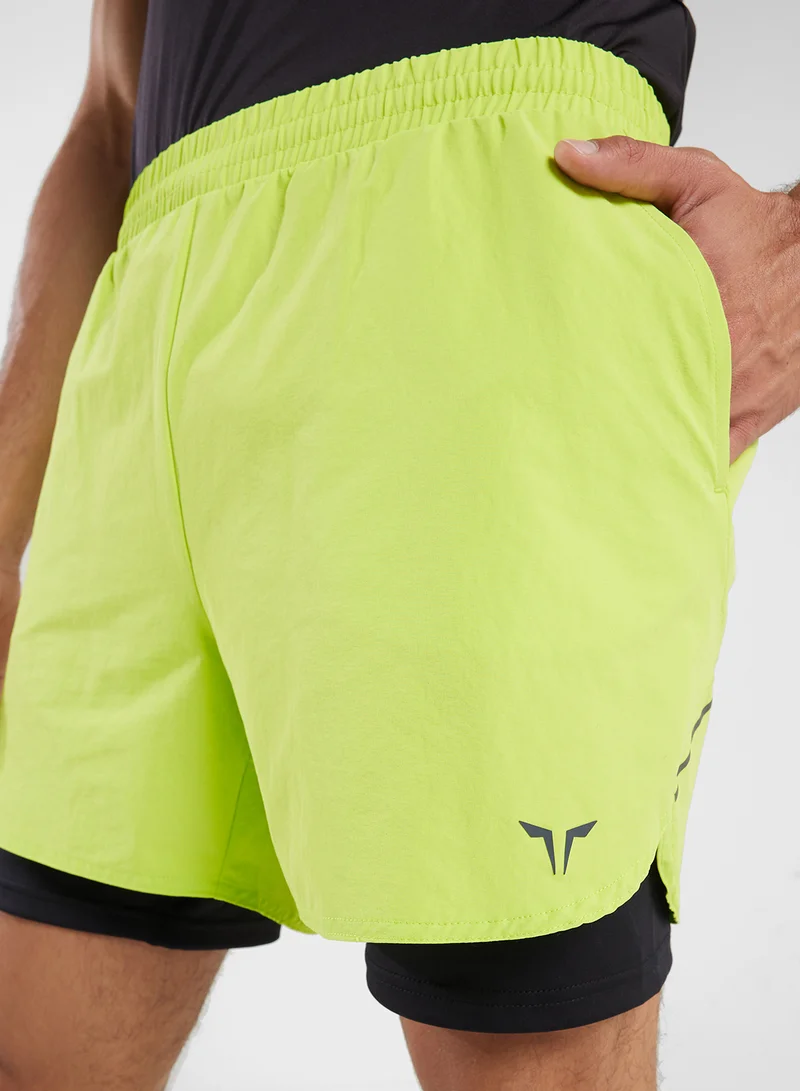 SQUATWOLF 2In1 T-Dry Shorts
