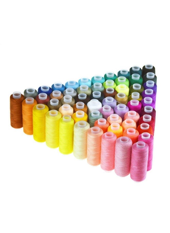 Candora - 60 Colors Sewing Thread Coil 250 Yards Each Polyester All Purpose for Hand and Machine Sewing 60pcs - Image 1