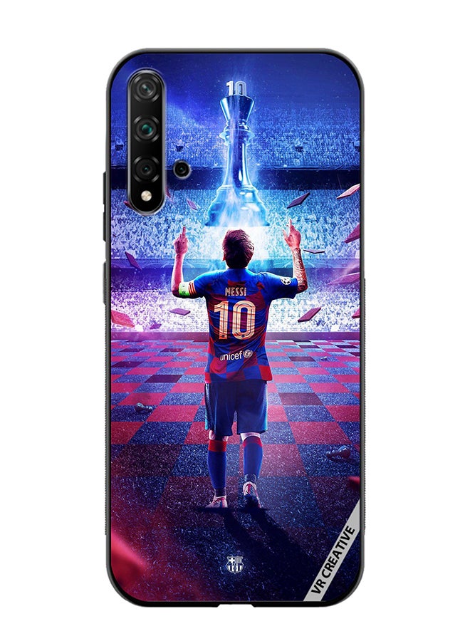 VR CREATIVE Protective Case Cover For Huawei Nova 5T Messi Design Multicolour - Image 1