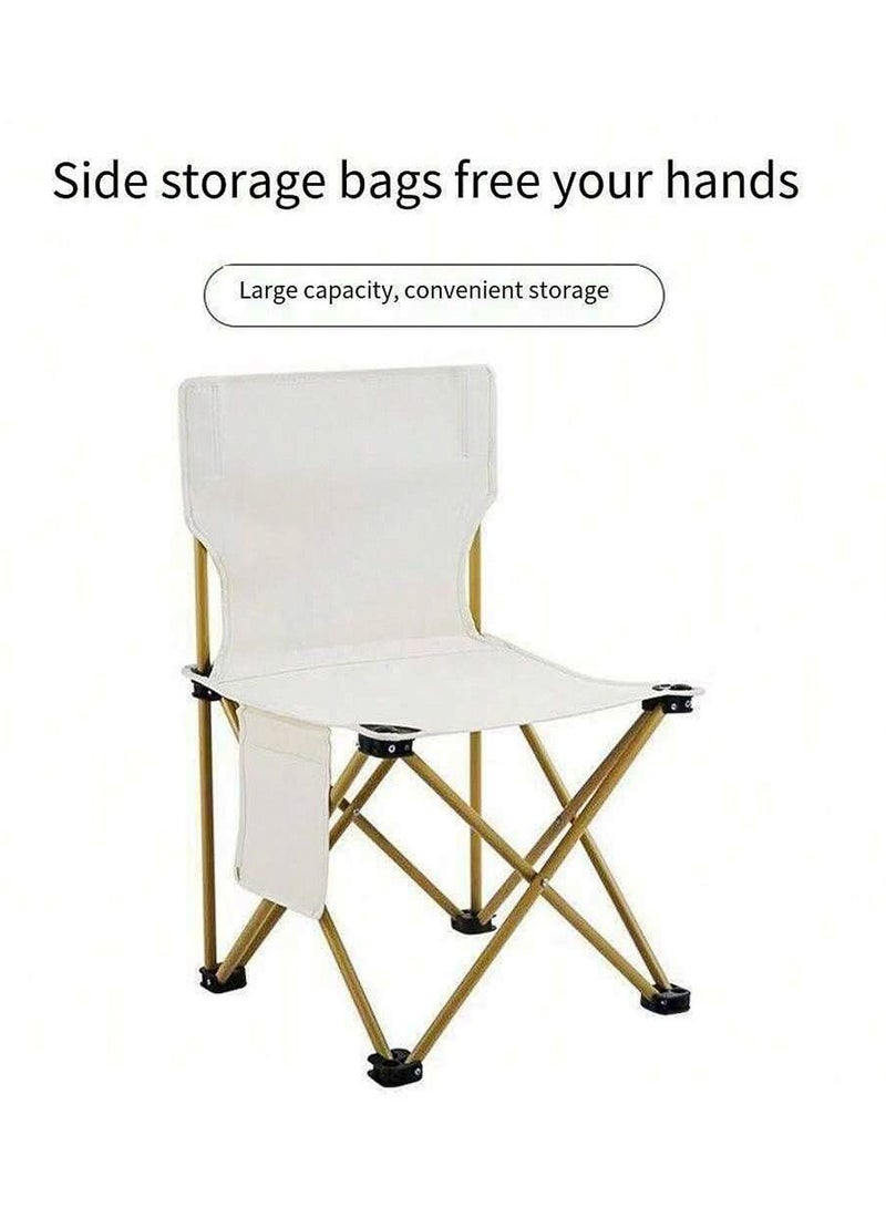 Toby's Tobys Camping Chair-10 Ultralight Portable Folding Light Aluminum Chair with Nylon Seat and Lightweight Carrying Bag for Outdoor Travel - Image 2