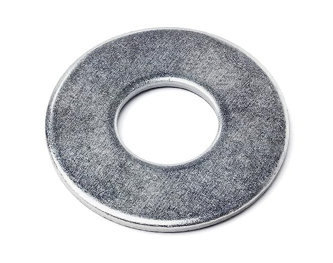 TheMujtaba (M6) Flat Washer, Zinc Plated Finish Flat Washers For Bolt Screw Suitable for Factories Repair, Kitchens, Shops, and Outdoor Construction by Bolt Dropper (50) - Image 1