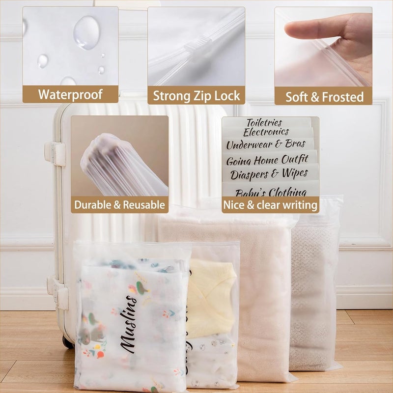 MANWU 14pcs Hospital Bags essentials for Labor and DiaperMom hospital bags Maternity EssentialsMaternity Organiser baggieshower gift - Image 5