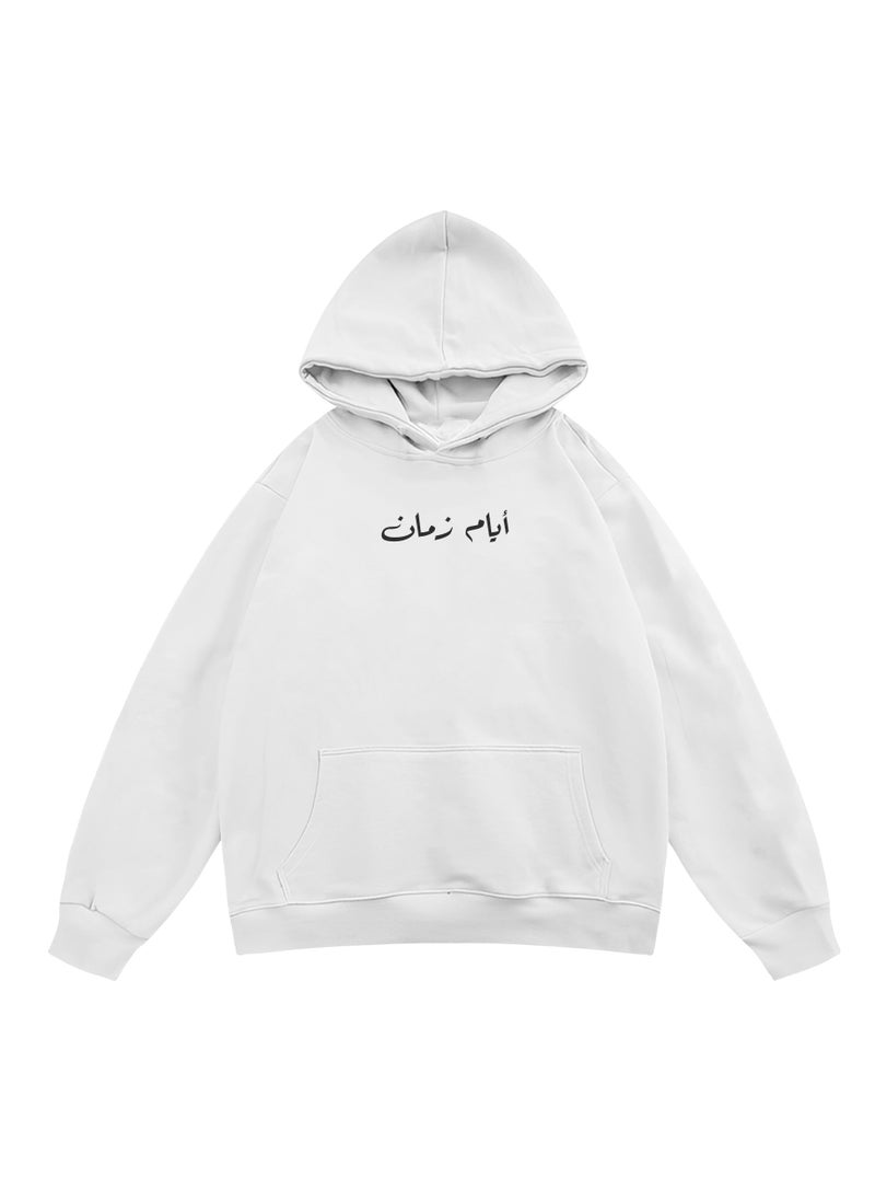 برنت ان جو هوودى اوفر سايز للرجال و النساء - هودي ايام زمان  - Image 3