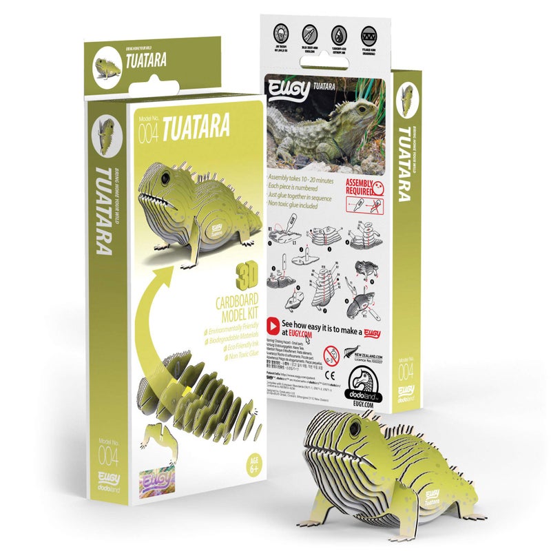 Eugy Tuatara 3D Puzzle  24 Piece Eco-Friendly Educational Toy Puzzles for Boys  Girls & Kids Ages 6+ - Image 2
