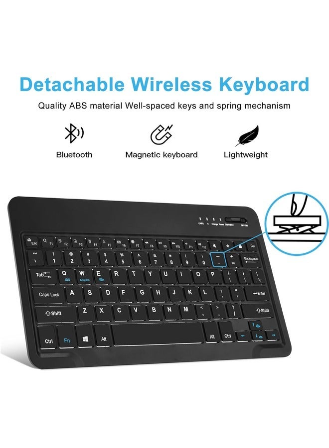 ELTRAZONE Versatile Keyboard Cover for iPad Air 13” and Pro 12.9” – Sleek Black Design - Image 1