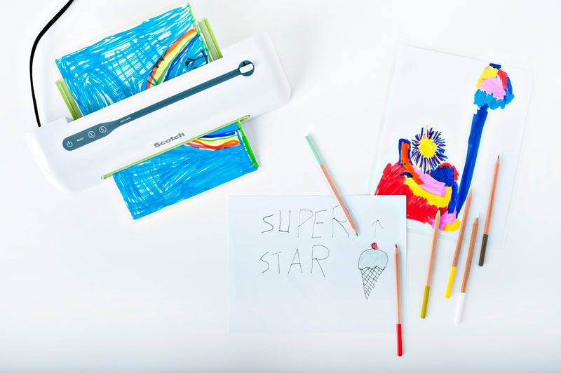 Scotch Self-Sealing Laminating Pouches, ID Badge Protectors Includes Clips, 2.25 Inches x 3.5 Inches, 25 Pouches, Great for Gift Tags - Image 5