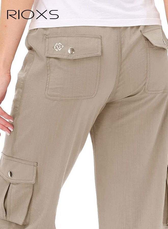 ريوكس أما السراويل الداخلية، والسراويل ذات الأرجل العريضة والجيوب، والسراويل الرياضية ذات الأرجل المرنة، والسراويل الرياضية ذات الأرجل المرنة، والسراويل الخفيفة المريحة للسيدات، والسراويل الخارجية هي سراويل الكاكي - Image 4