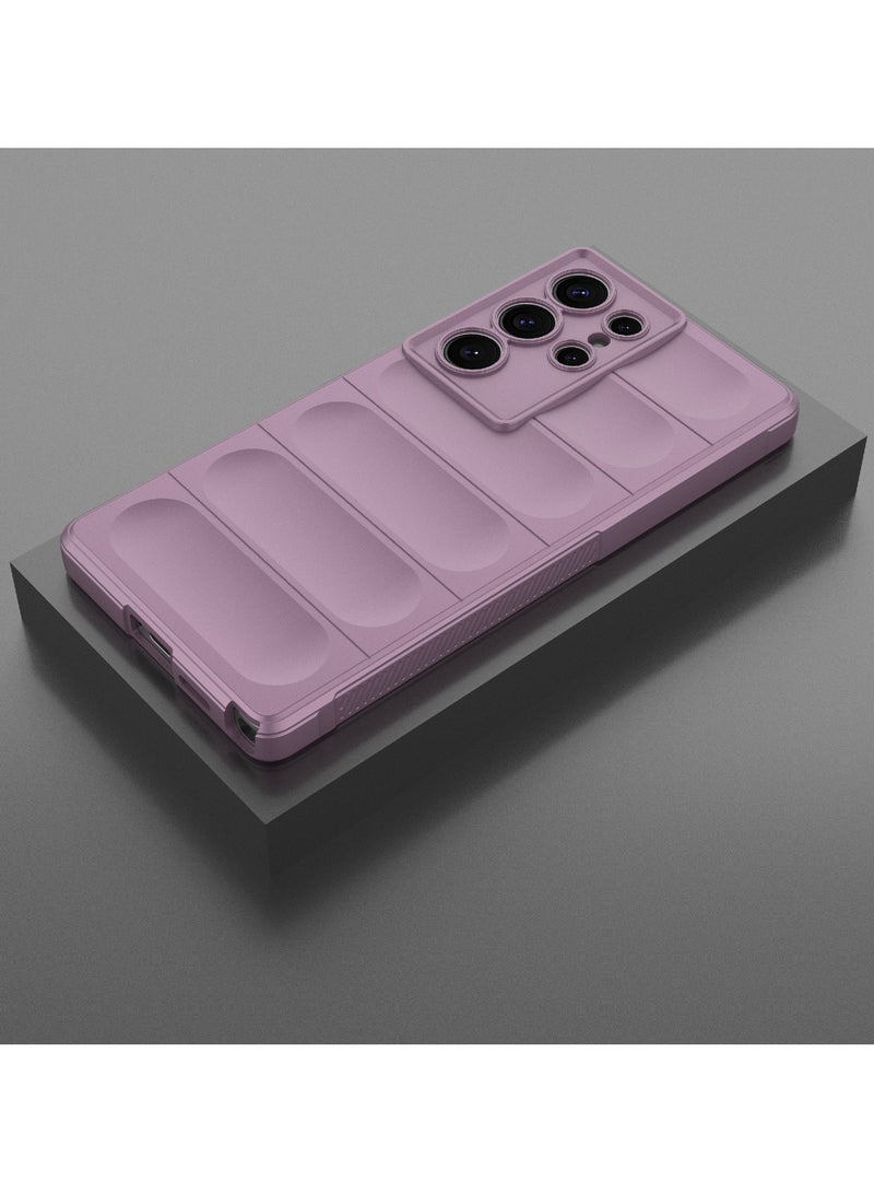 Phone case cover Magic Shield TPU + Silicone Shockproof Phone Case For   Samsung Galaxy S25 Ultra (Purple) - Image 2