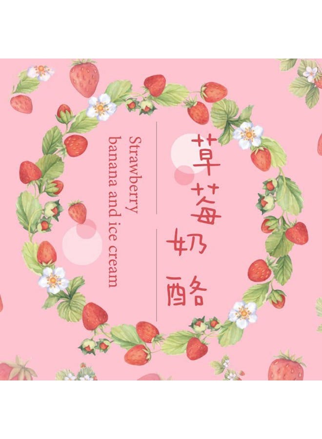 Doraking Mini Size Scrapbooks Stickers, 45pcs Doraking DIY Decoration Super Cute Strawberry Stickers for Laptop Scrapbook Suitcase Diary Notebooks Album, Small Stickers (Strawberry Cream) - Image 3