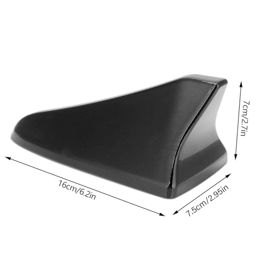 EVGATSAUTO Car Shark Fin Antenna Cover, Shark Fin Roof Antenna Cover 96219 D5000EBQK Roof Antenna Aerial Shell Replacement for Sedan(Black) - Image 3