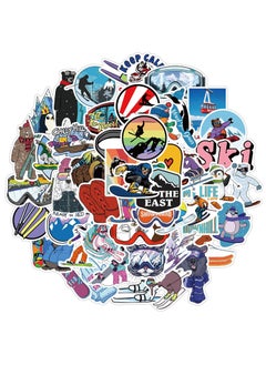 Generic 100Pcs Outdoor Sports Skiing Surfing Graffiti Stickers DIY Snowboard Skateboard Car Helmet Waterproof Stickers Kid Toys Cute Vinyl Stickers Gifts for Girls Boys Kids  - Image 4