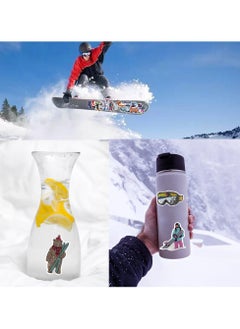 Generic 100Pcs Outdoor Sports Skiing Surfing Graffiti Stickers DIY Snowboard Skateboard Car Helmet Waterproof Stickers Kid Toys Cute Vinyl Stickers Gifts for Girls Boys Kids  - Image 3