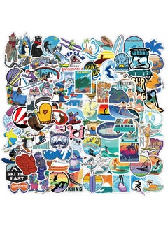 Generic 100Pcs Outdoor Sports Skiing Surfing Graffiti Stickers DIY Snowboard Skateboard Car Helmet Waterproof Stickers Kid Toys Cute Vinyl Stickers Gifts for Girls Boys Kids  - Image 5