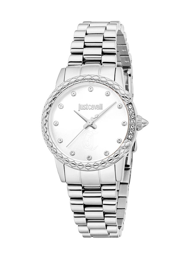 Just Cavalli جست كافالي ليدي فيورينزا سنيك JC1L310M0055 - ساعة كوارتز أنثوية من الفولاذ المقاوم للصدأ 3 عقارب - Image 1