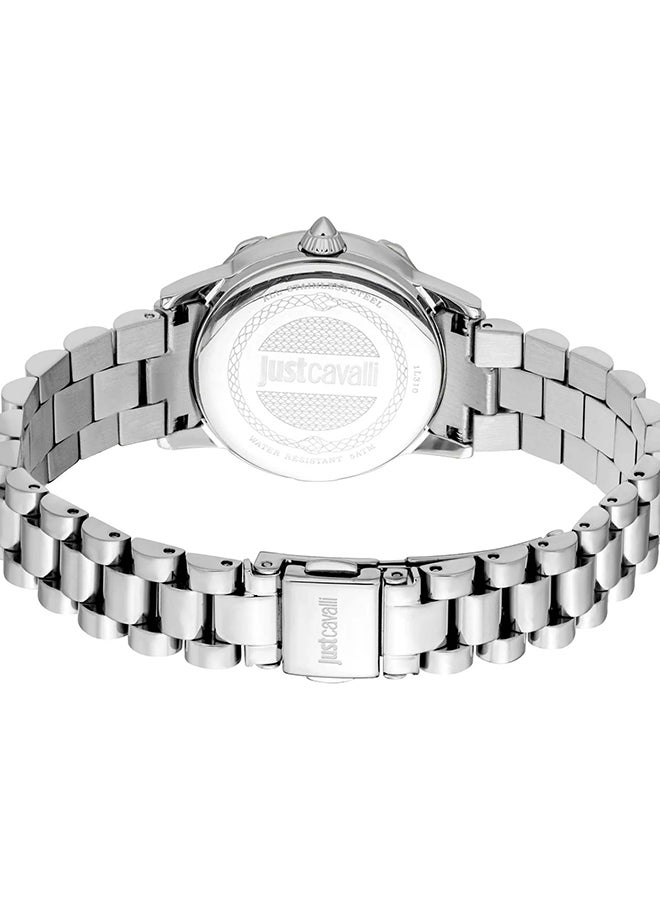 Just Cavalli جست كافالي ليدي فيورينزا سنيك JC1L310M0055 - ساعة كوارتز أنثوية من الفولاذ المقاوم للصدأ 3 عقارب - Image 3