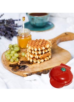 Spaceshoop Mini Waffle Maker Portable Electric Round Waffle Maker Grill Machine for Individual Pancakes, Cookies, Eggs Individual Waffles, Paninis (multicolor)  - Image 2