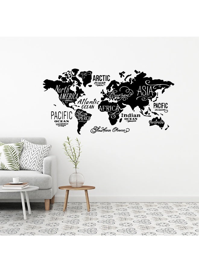 MAXPIX LLC MAXPIX- World Map Wall Vinyl Decal Sticker for Living Room, Bedroom, Nursery, Office - Image 4