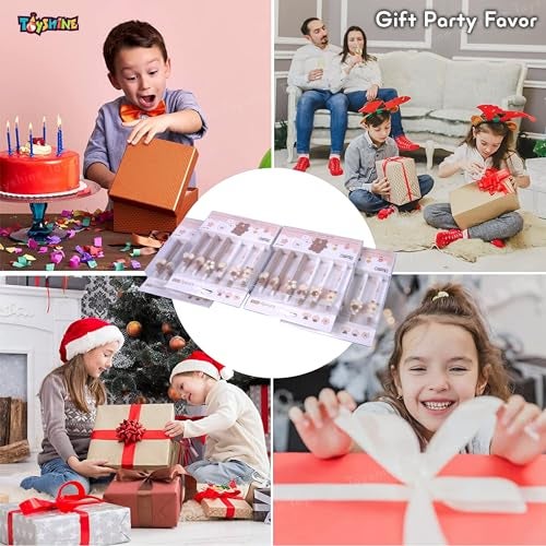 Toyshine 4 Set Cute Cartoon Theme Retractable Kawaii Waterproof Gel Pens 0.5mm Adorable Smooth Writing Gel Pen Set for School & Office Birthday Return Gift Party Favor for Kids Girls Boys - Brown - Image 4